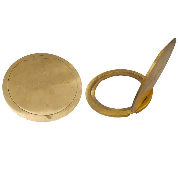 Schelde Brass Hinged Volleyball Floor Plate (each)