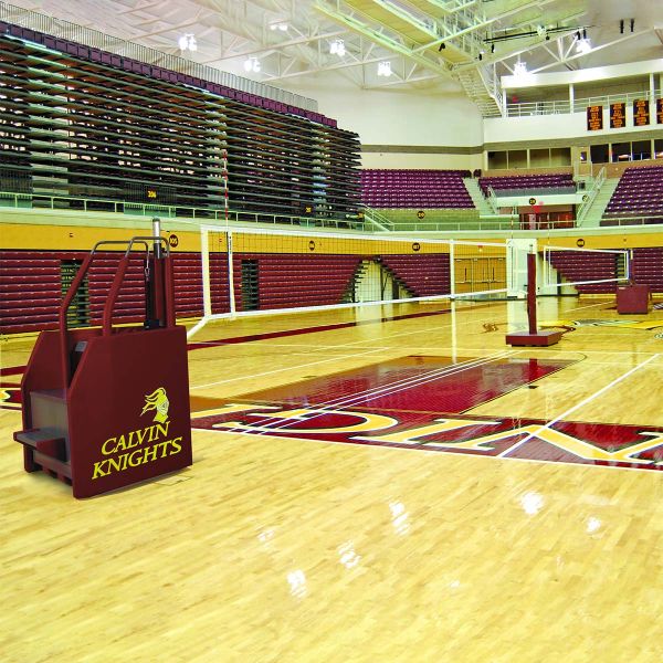 Bison 2-Court Arena II Portable Free-Standing Volleyball Net System