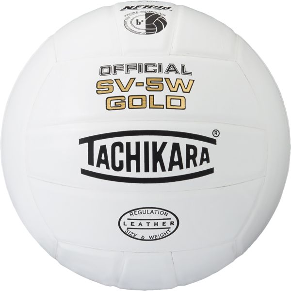 Tachikara SV5WGold Leather Game Volleyball