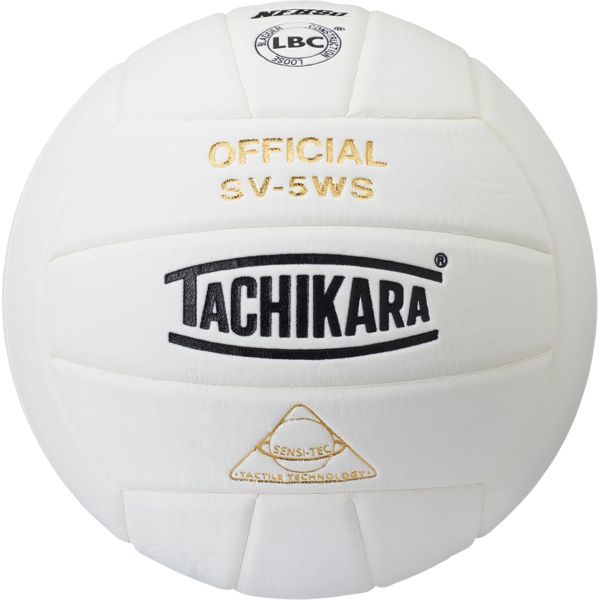 Tachikara SV-5WS Composite Game Volleyball, WHITE