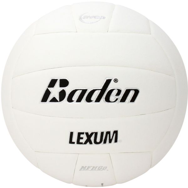 Baden VX450 Lexum Soft-Touch Composite Volleyball, WHITE