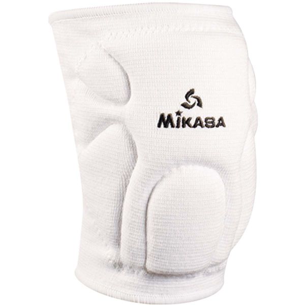 Mikasa 830 Advanced Competition Senior/Long Volleyball Knee Pads, WHITE