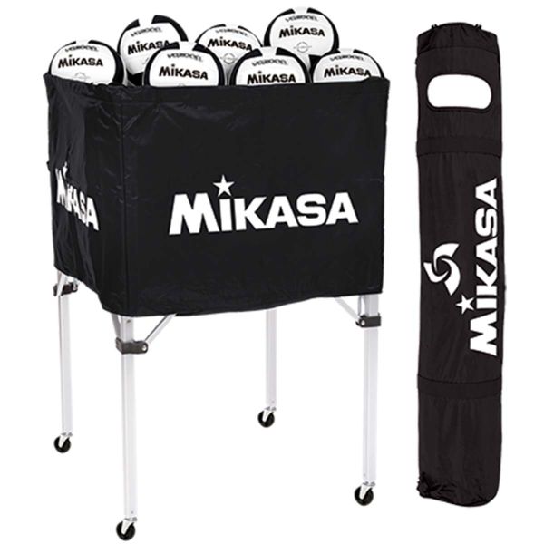 Mikasa BCSPSH Volleyball Cart, BLACK