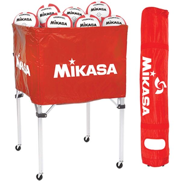 Mikasa BCSPSH Volleyball Cart, RED