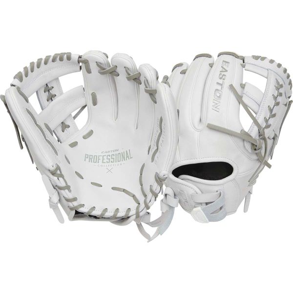 Easton 11.75" Professional Collection Gray Fastpitch Glove