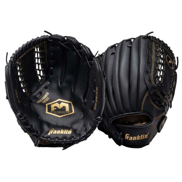 Franklin 12" Field Master Baseball Glove, Black