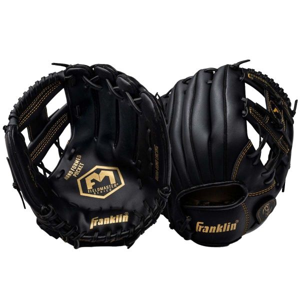 Franklin 11" Youth Field Master Baseball Glove, Black