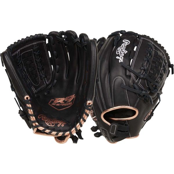 Rawlings 12.5" R9 Laced Basket Web Fastpitch Softball Glove