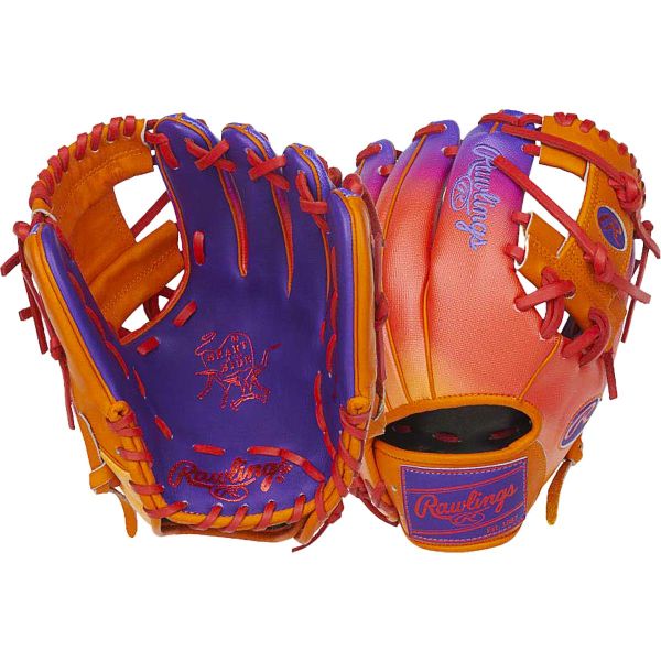 Rawlings 11.5" HOH Fun Burst Purple/Orange/Scarlet Baseball Glove