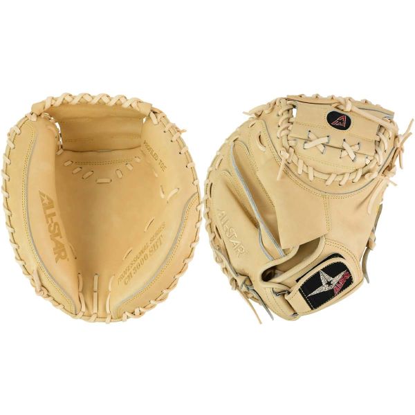 All-Star 34" Pro Elite Blonde Baseball Catcher's Mitt