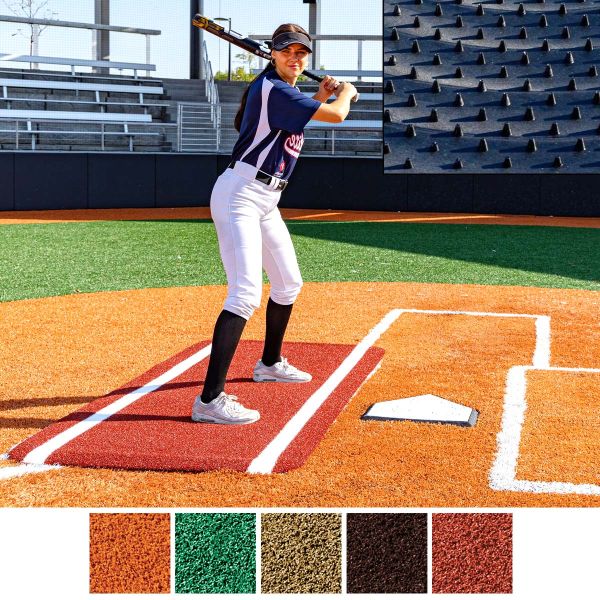 Portolite Spiked Half Batter's Mat