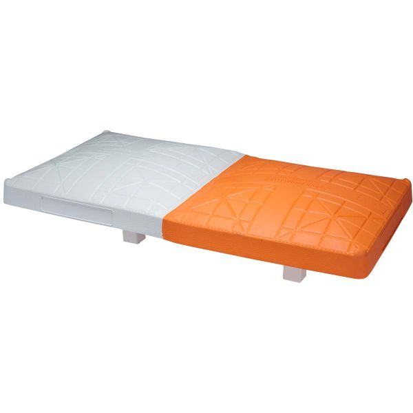 Rawlings 15" Jack Corbett Hollywood Double First Base, Orange/White