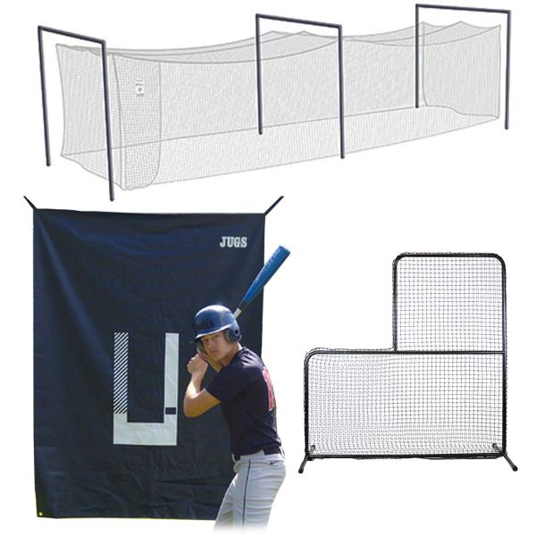 Jugs Baseball Backyard Batting Tunnel Net Package