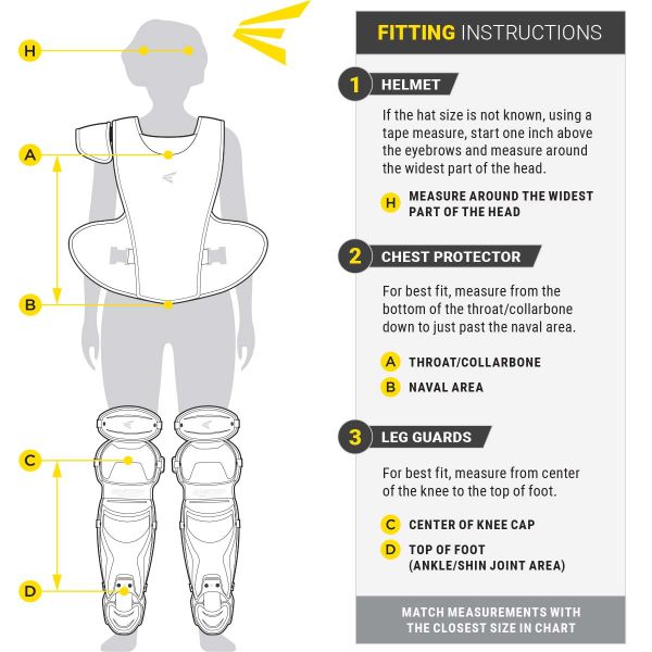 mizuno youth catchers gear sizing
