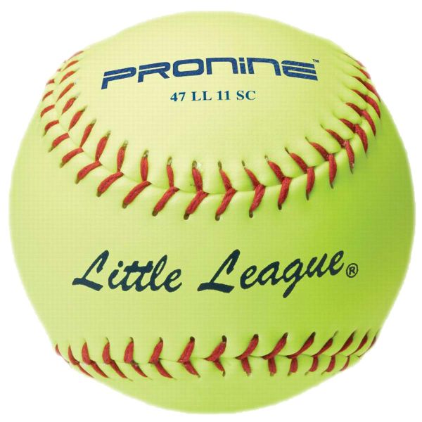 Pro Nine 11" 47/375 LL 11 SC Little League Synthetic Fastpitch Softballs, dz