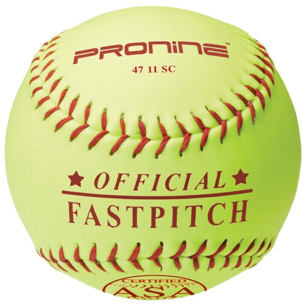 Pro Nine 11" 47/375 11 SC USA Synthetic Fastpitch Softballs, dz