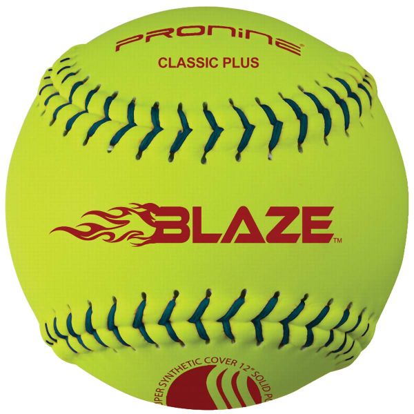 Pro Nine 12" 52/300 Classic Plus USSSA Synthetic Slowpitch Softballs, dz