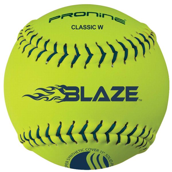 Pro Nine 11" 44/400 Classic W USSSA Synthetic Slowpitch Softballs, dz 