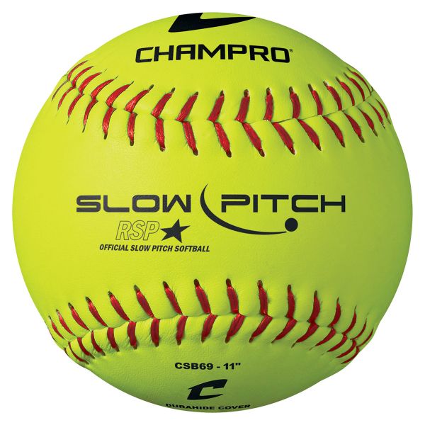 Champro 11” CSB69 Practice Durahide Slowpitch Softballs