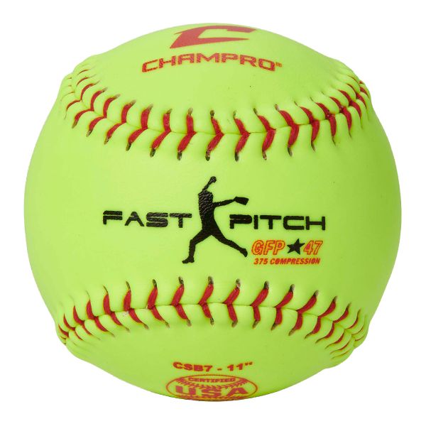 Champro 11" CSB7 47/375 ASA/USA Durahide Fastpitch Softballs, dz