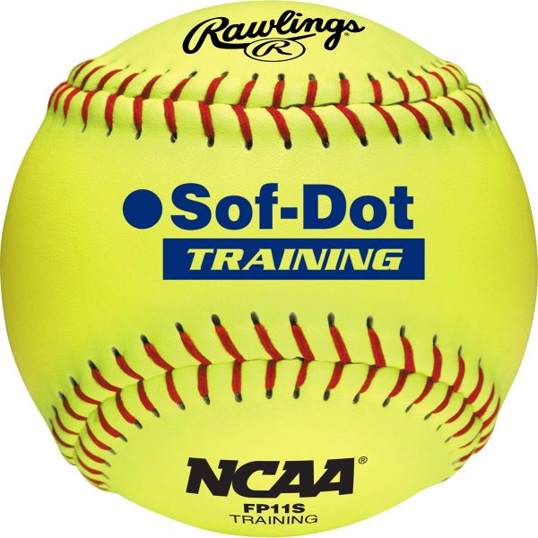 Rawlings 11" FP11S Fastpitch Soft Core Training Softballs