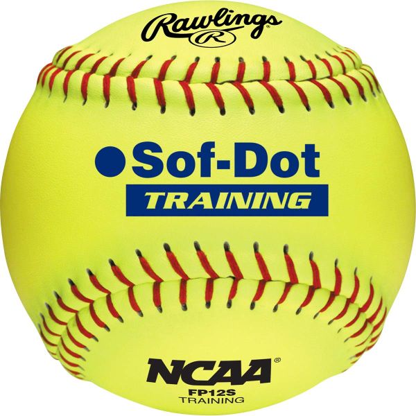 Rawlings 12" FP12S Fastpitch Soft Core Training Softballs