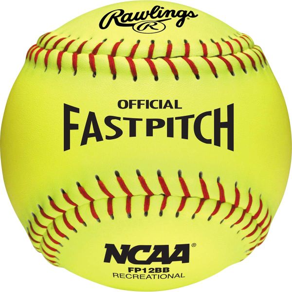 Rawlings 12" FP12BB 47/400 Synthetic Recreational Fastpitch Softballs
