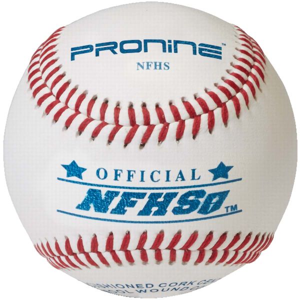 Pro Nine NFHS Official Baseballs w/NOCSAE Stamp, dz