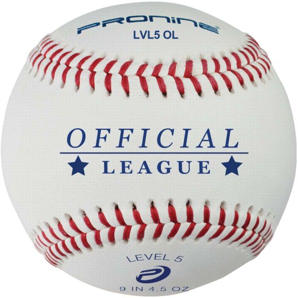 Pro Nine LVL5 OL Official Little League Level 5 Baseballs, dz