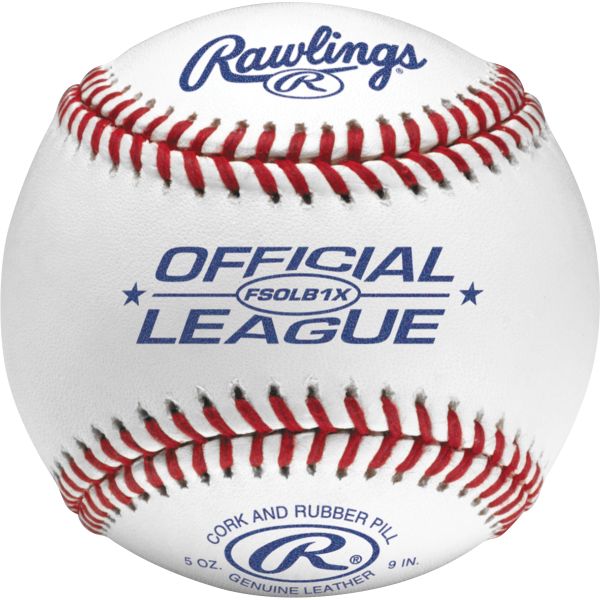 Rawlings FSOLB1X Flat Seam Official League Baseballs, dz