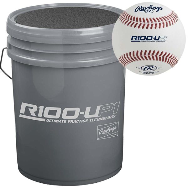 Rawlings HS Ultimate Practice 24 Baseball/Bucket Combo, R100UP1BUCK24
