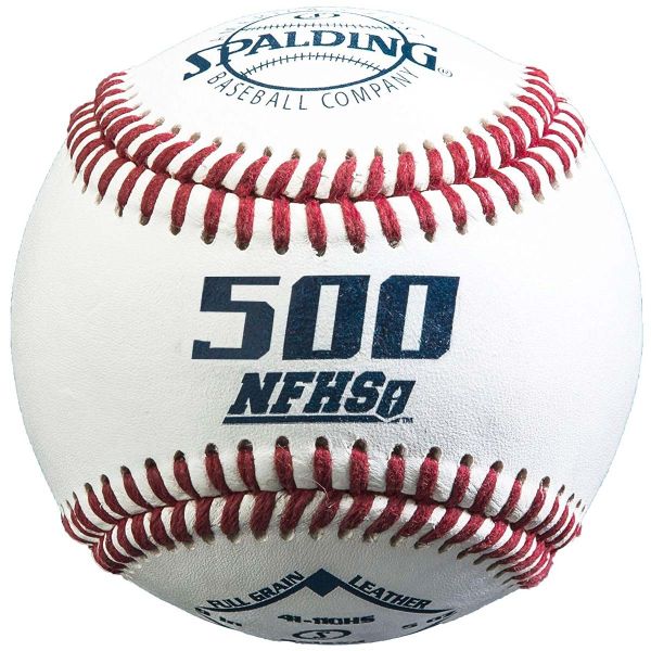Spalding TF-500 Official NFHS Baseballs, dz w/NOCSAE Stamp