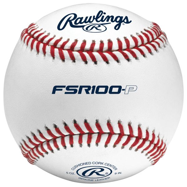 Rawlings FSR100-P Flat Seam College/High School Practice Baseballs, dz