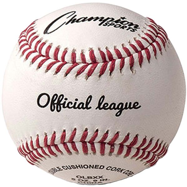 Champion OLBXX Leather Practice Baseballs, dz