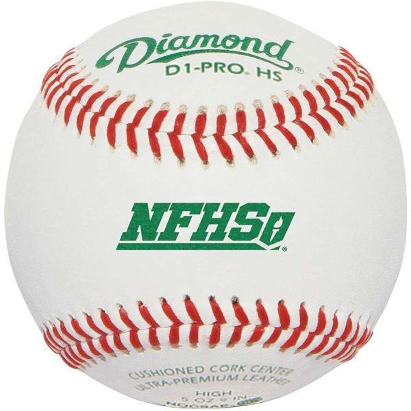 Diamond D1-PRO HS, NFHS Pro Baseballs w/NOCSAE Stamp, dz