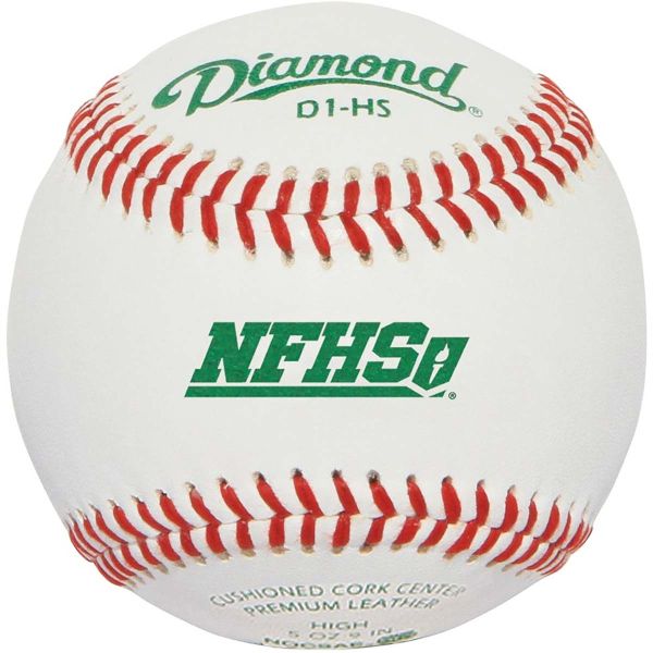 Diamond D1-HS, NFHS Official Baseballs w/NOCSAE Stamp, dz