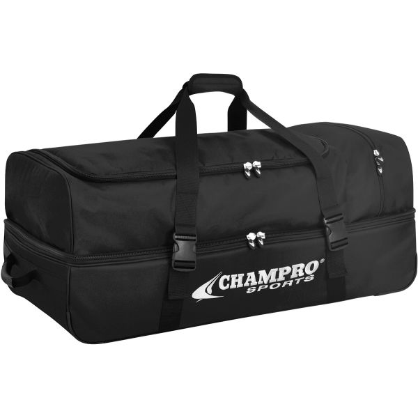 Champro Catcher/Umpire Wheeled Equipment Bag, 36&quot;x16&quot;x14&quot;