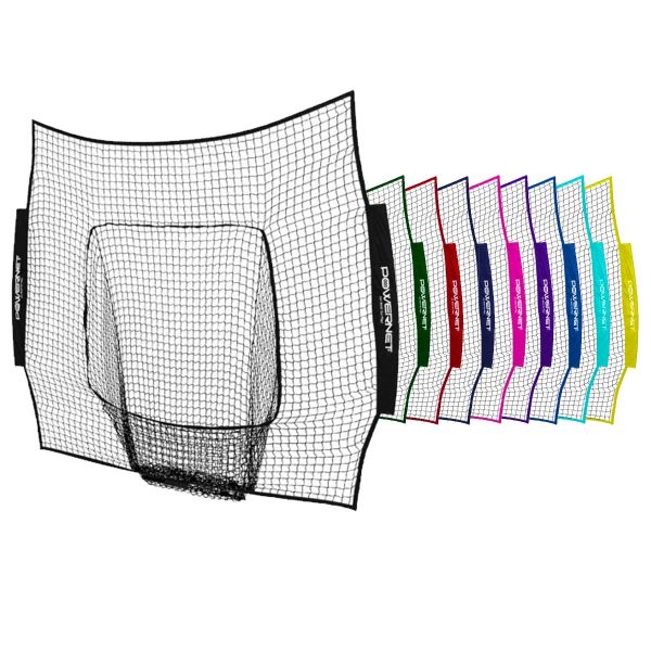 PowerNet Team Color Nets Baseball Softball 7x7 Bow Style Net Only Replacement 