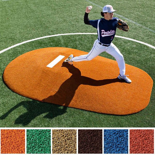 Portolite 8"H Two-Piece Game Pitching Mound