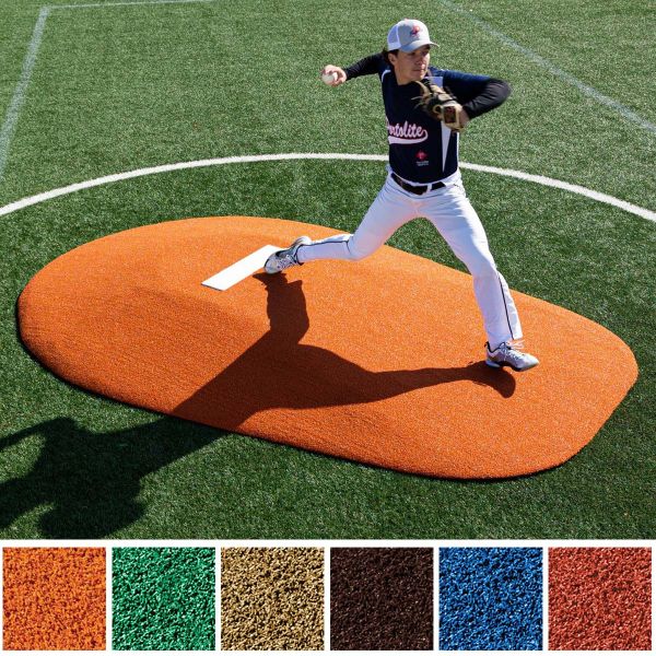 Portolite 10"H One-Piece Game Pitching Mound