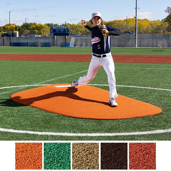 Portolite 10"H Two-Piece Game Pitching Mound