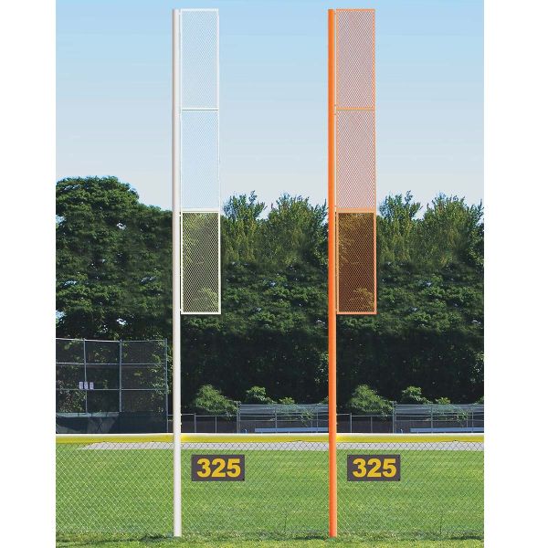 Jaypro 20' Collegiate Softball Foul Poles, SBCFP-200