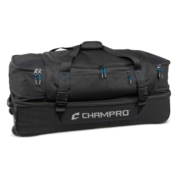 Champro Catcher/Umpire Wheeled Equipment Bag, 36" x 16" x 17"