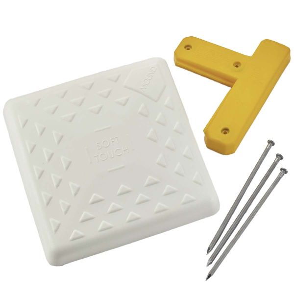 Soft Touch 15&quot; Spike-Down Base w/ Tee &amp; Spikes