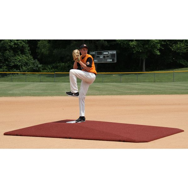 Proper Pitch 10"Hx11'6"Lx8'3"W Tapered Game Mound, Clay