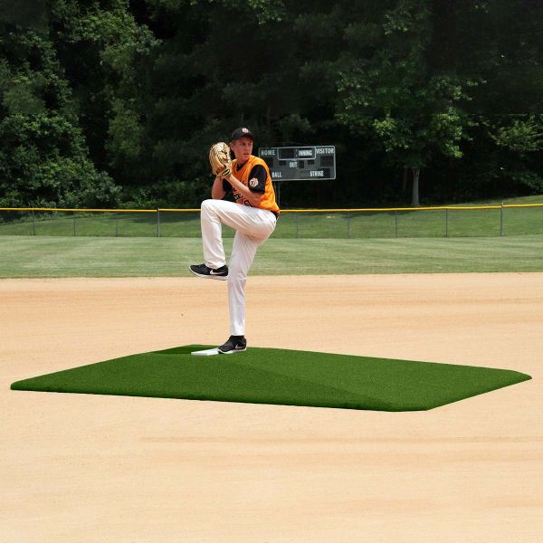 Proper Pitch 8"Hx11'6"Lx8'3"W Tapered Game Mound, Green