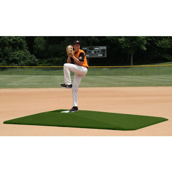 Proper Pitch 10"Hx11'6"Lx8'3"W Tapered Game Mound, Green