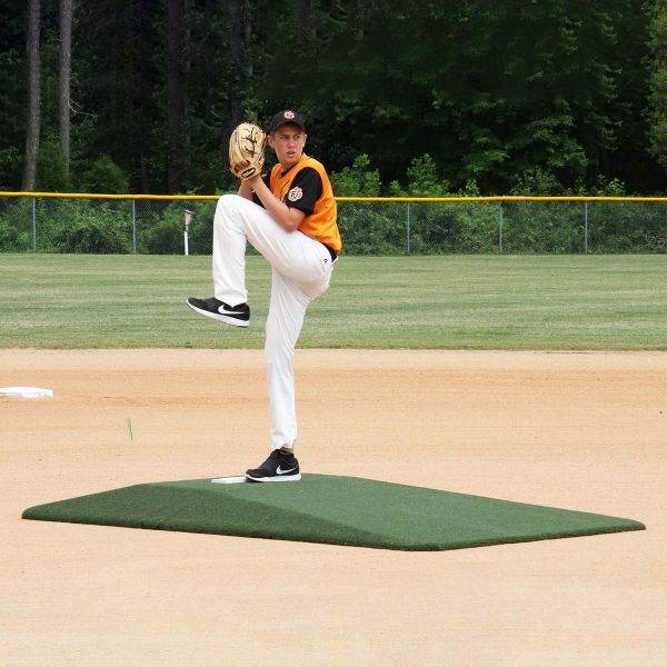 Proper Pitch 9'Lx5'4"Wx6"H Tapered Game Mound Junior, Green
