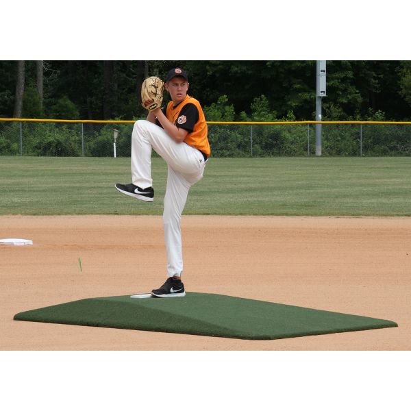 Proper Pitch 9'Lx5'4"Wx6"H Tapered Game Mound Junior, Green