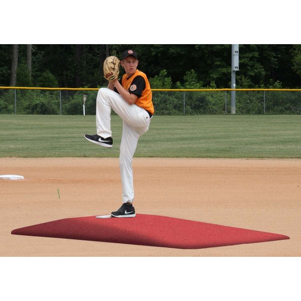 Proper Pitch 9'Lx5'4"WX6"H Tapered Game Mound Junior, Clay